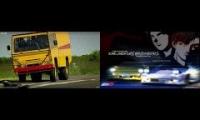 N-NANI?! BENDY-BUS DORIFUTO?! - Top Gear Airport Vehicle Racing x Deja Vu