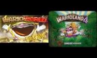 Wario Laughing Toy Block Tower