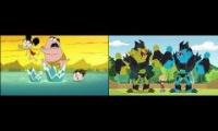 Camp Lakebottom S01E18b vs Supernoobs S02E14a - Enfermo