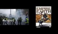Paris Riots but with the Empire Earth menu music