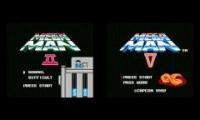 Mega Man 2&5 Weapon Get Mashup