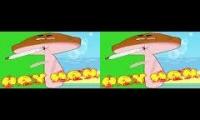 Green Screen smoking Mushroom