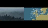 Shipping forecast with rain