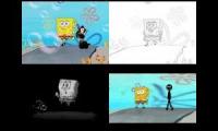 Spongebob Doing the Walk four Persions