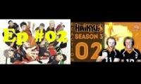 Haikyuu season 3  episode 2 sos reaction