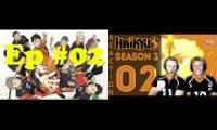 Thumbnail of Haikyuu season 3  episode 2 sos reaction