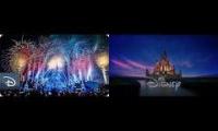 Disney Intro with Walt Disney World New Year Fireworks 2018-2019