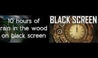 Sleep sounds rain clock