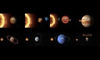 solar system eightparison without earth