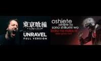 TK's Unravel (Tokyo Ghoul opening 1) Played in Japenese and English