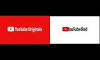 YouTube Originals and YouTube Red Logos playing at the same time