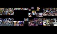 All 8 videos of Allatthesametime played all at the same time