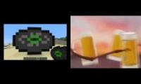 Fish in a bowl cat-c418 and dancing shirmp