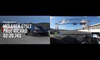 Thumbnail of 675 vs 600 lt at paul ricard