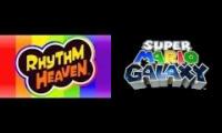 "Gusty Garden Night Walk" A Rhythm Heaven Fever/Super Mario Galaxy Mashup