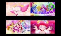 precure transformation quadparison