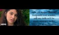 Alessia Cara - How Far I'll Go /Oceans (Where Feet May Fail) - Hillsong United - Lyrics - Zion 2013