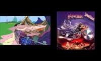 Thumbnail of Ed Edd and Eddy big picture show Car Chase but with Judas Priest - Painkiller