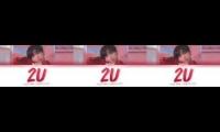 BTS JUNGKOOK - 2U (JUSTIN BIEBER COVER) x3