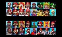 All of the Mario Kart Characters At the Same time!