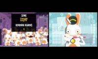 Raving Rabbids TV Party Double Scores