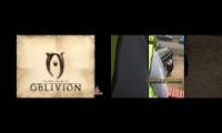 oblivion music on funny video