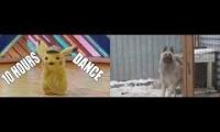 pikachu dancing instead of dog