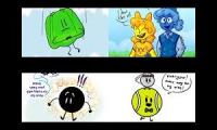 BFB Comic Dub Quadparison