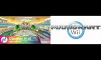Mario Kart Wii coconut mall