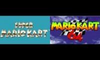 Super Mario Kart Staman Mario Kart 64 Starman Mashup