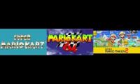 Super Mario Kart Staman Mario Kart 64 Starman Mashup New Super Mario Bros U