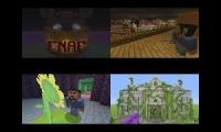 Minecraft Xbox Murder Mystery Quadparison