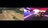 wrzosy kombajny plus muzyka z retro wave