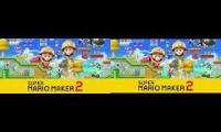 SMM2 (NSMBU) Sky theme mashup