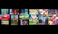 Spongebob vs My Little Pony Sparta Remix Comparison (Nineparison 1)