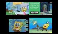 Spongebob Sparta Execution Remix Quadparison