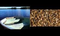 Relaxing boat ride with minecraft bee ASMR