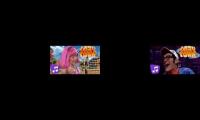 4 lazytown songs at the same time