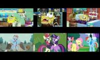 Spongrbob vs. My Little Pony Sparta Gamma Remix parison