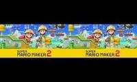SMM2 Airship theme mashup (SMB)