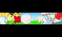 BFDI 1 original vs. storyboard vs. reanimated