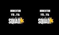 Squad momentum  v15 compared to v16