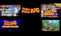 Super Mario RPG - Fight Against an Armed Boss Mashup (Original + Lil Boulder + LordoftheJimmy + Purp