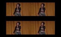 4 layers of Jinkx Monsoon holding a note for five minutes straight