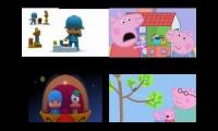 Sparta battle remix pocoyo vs peppa pig