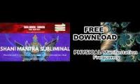 Thumbnail of Shani mantra subliminal