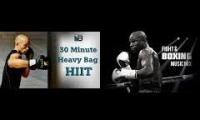 30 min boxing workout with music in the background