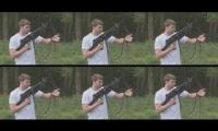 so many guns shooting at once