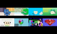 BFDI auditions but in 8 difference animations