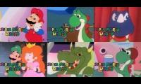 6 super mario world cartoon episodes played at once
